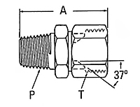 2018 Male Pipe to Female JIC Swivel